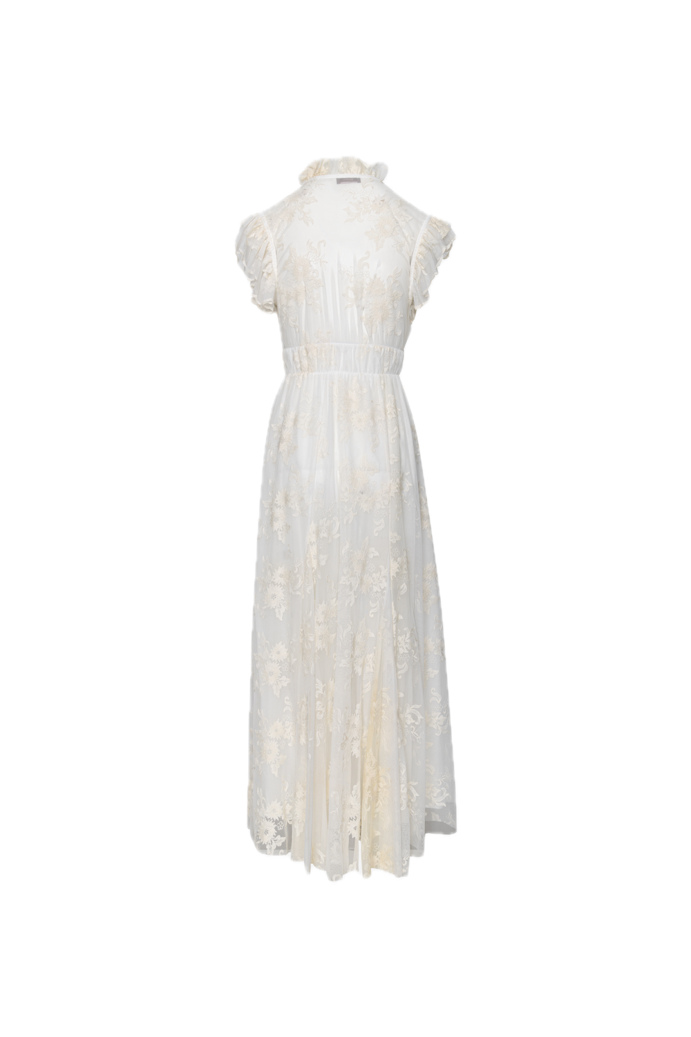 Saiph white damasco dress