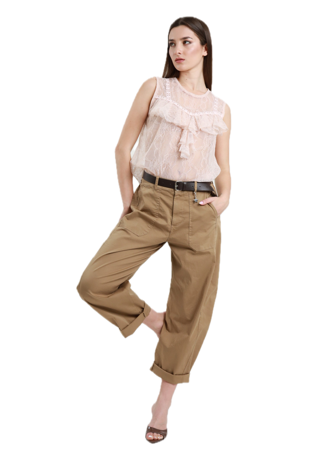 Susy Mix camel pants