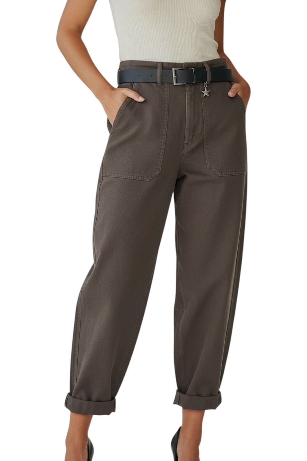 Susy Mix dark brown pants