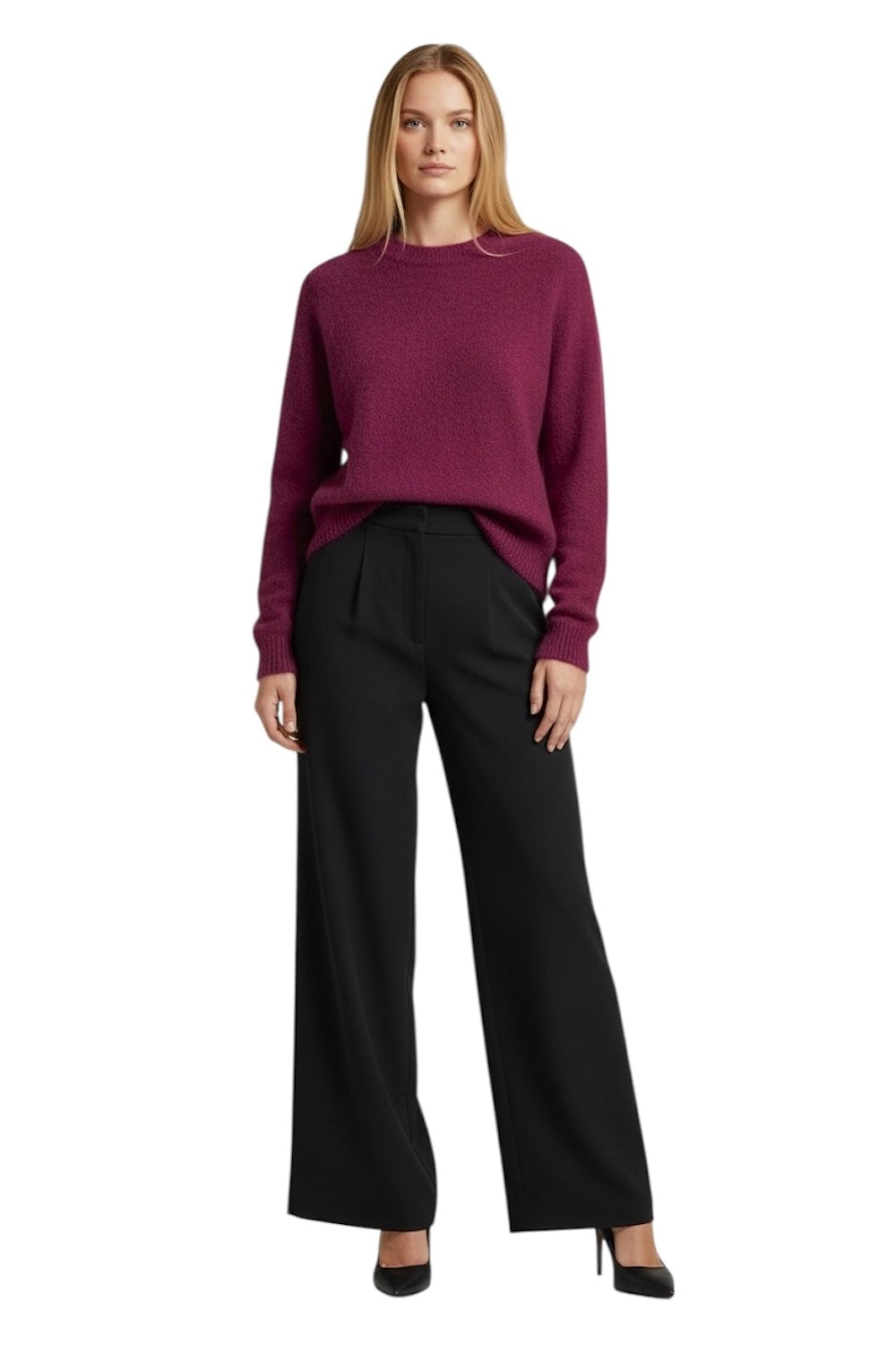 Le îls wine red pullover