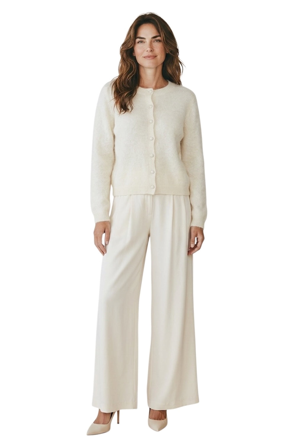 Le îls cream cardigan