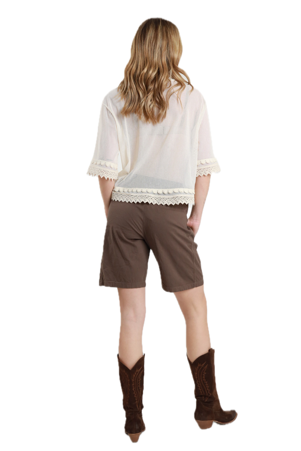Susy Mix brown bermuda