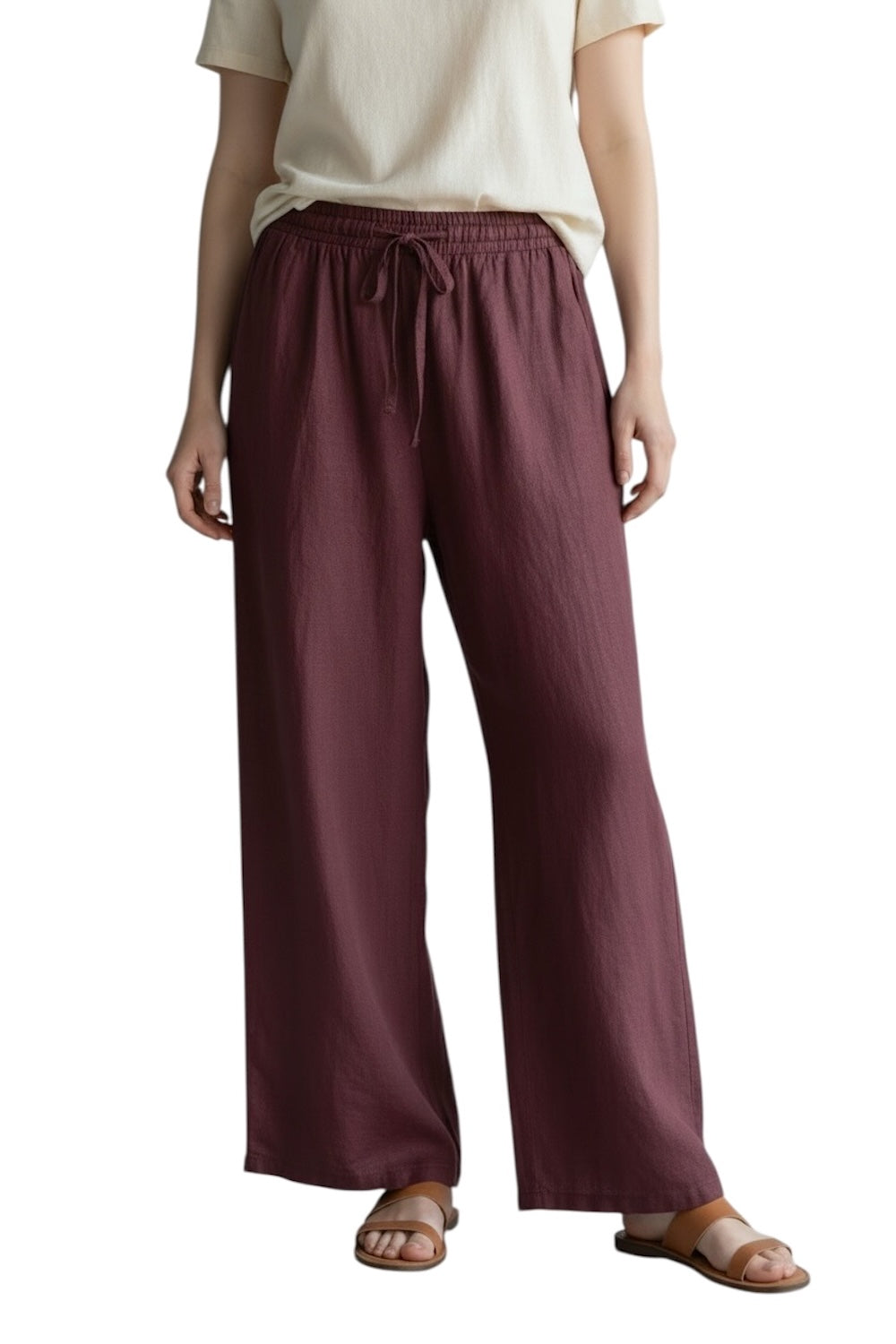 Le îls wine red pants