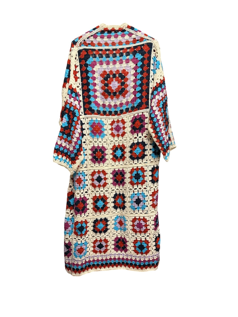 Le îls multicolor red cardigan