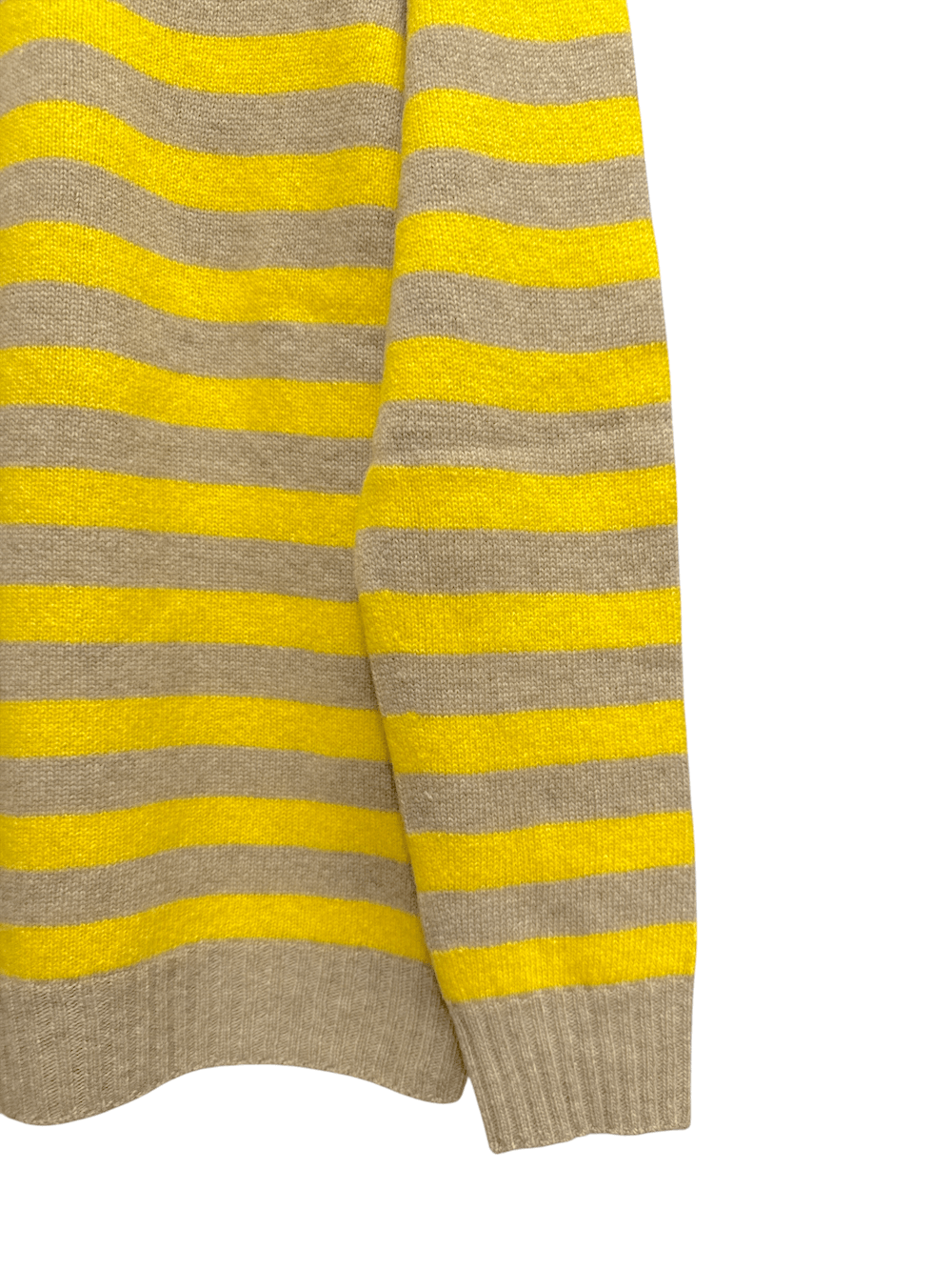 Vicolo yellow came line pullover