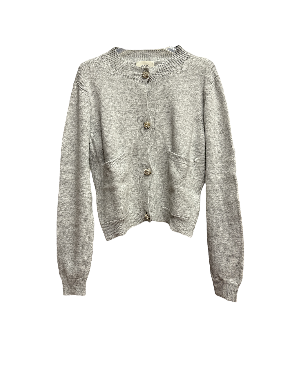 Vicolo jewel grey cardigan