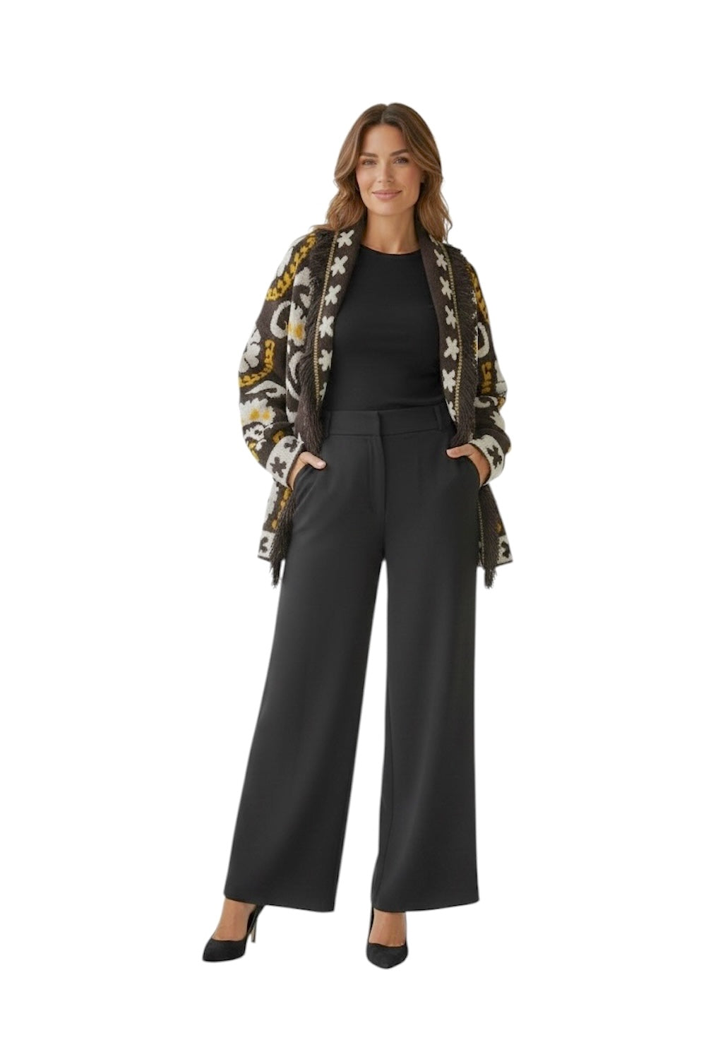 Vicolo brown cardigan