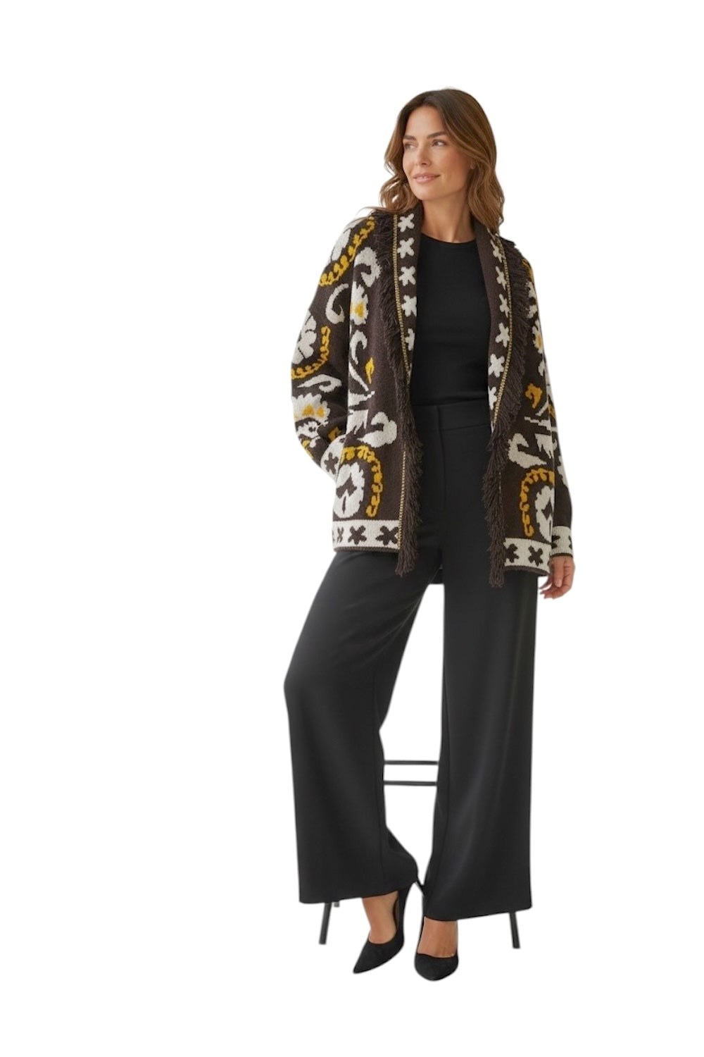 Vicolo brown cardigan