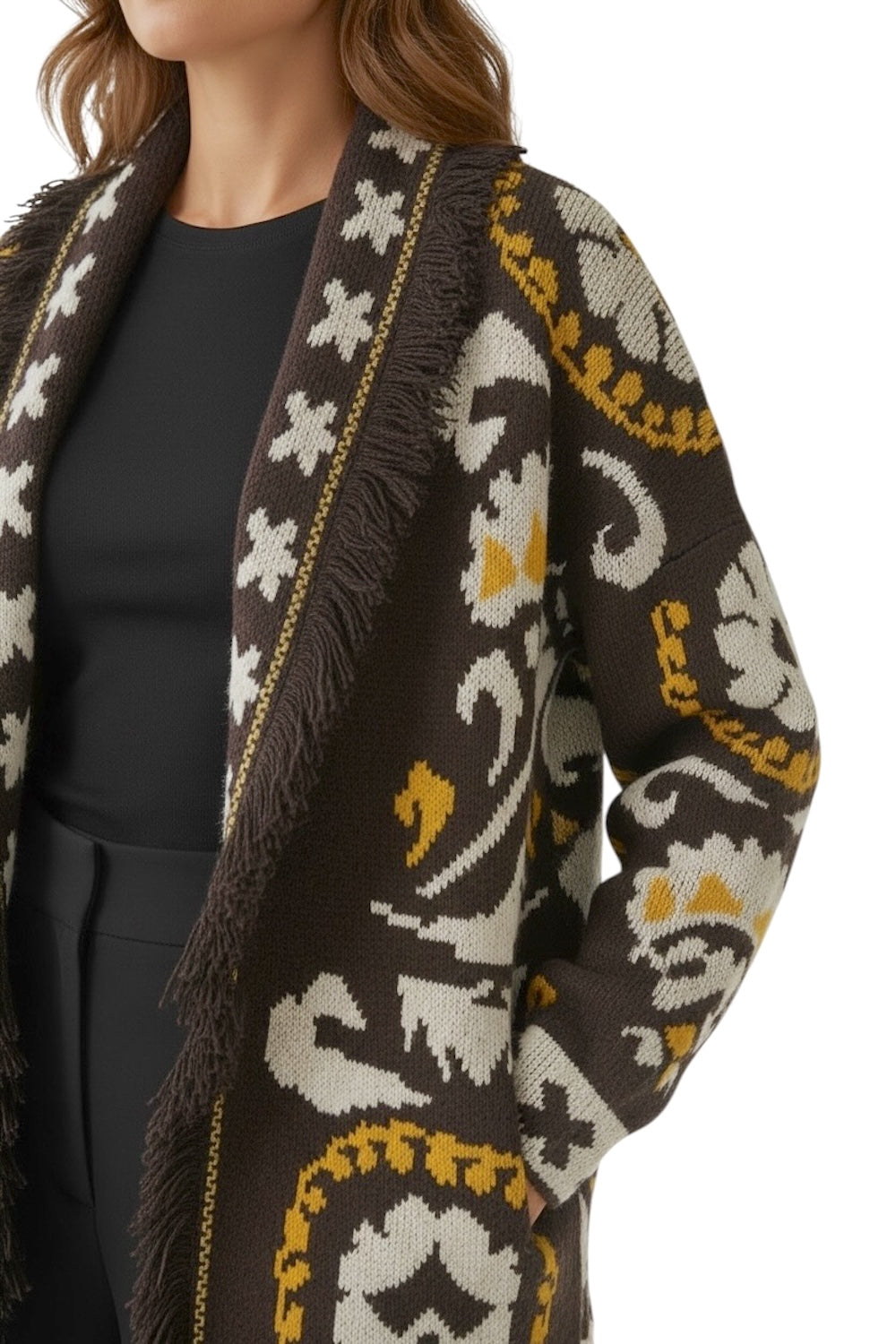 Vicolo brown cardigan