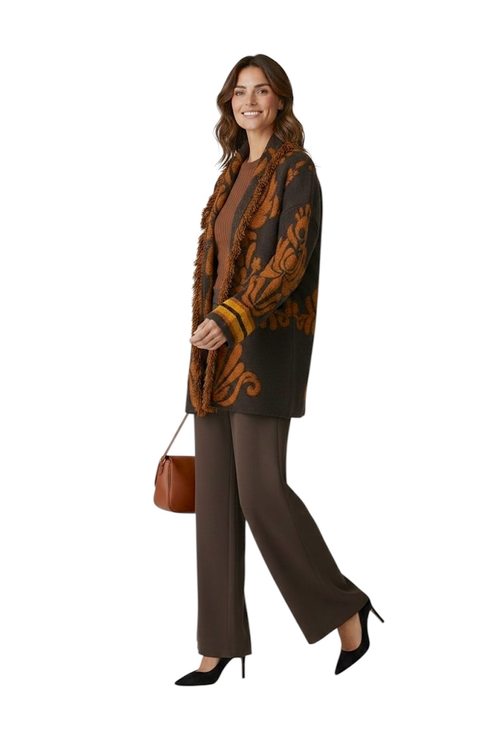 Vicolo bordeaux cardigan
