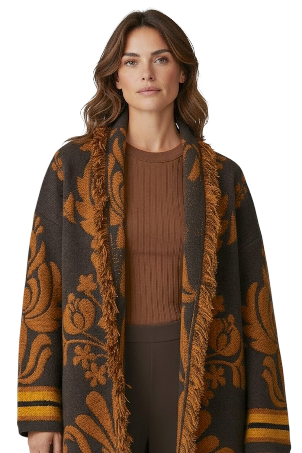 Vicolo bordeaux cardigan
