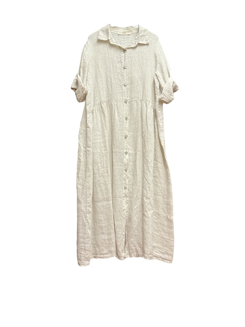 Le îls beige chemisier dress