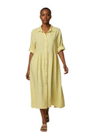 Le îls yellow chemisier dress