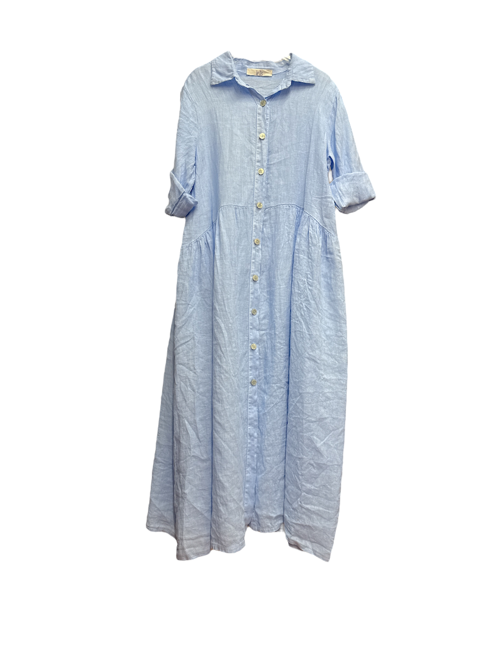 Le îls light blue chemisier dress