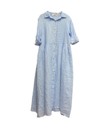 Le îls light blue chemisier dress