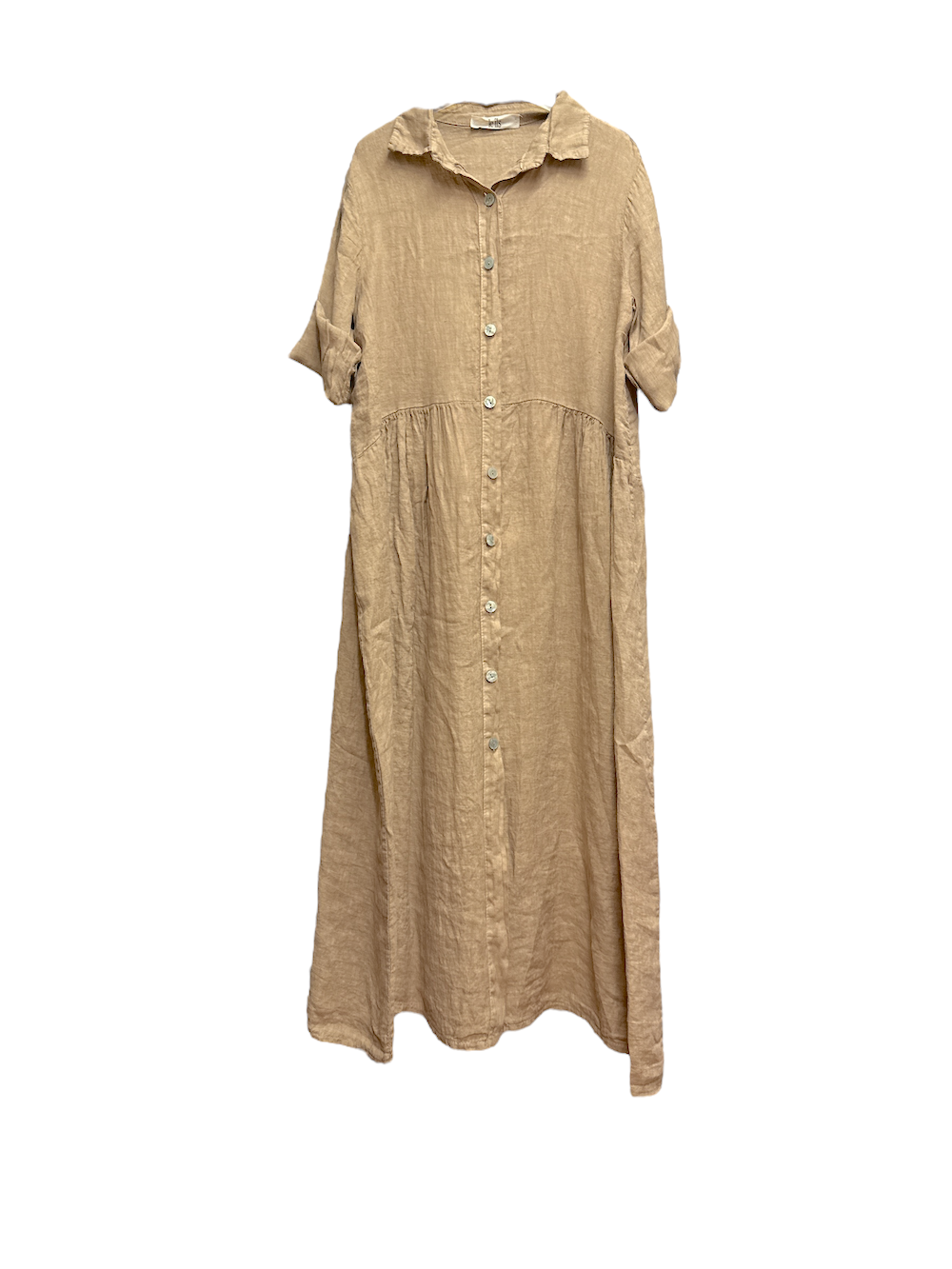 Le îls camel chemisier dress