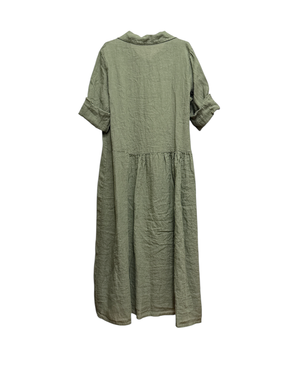 Le îls green chemisier dress