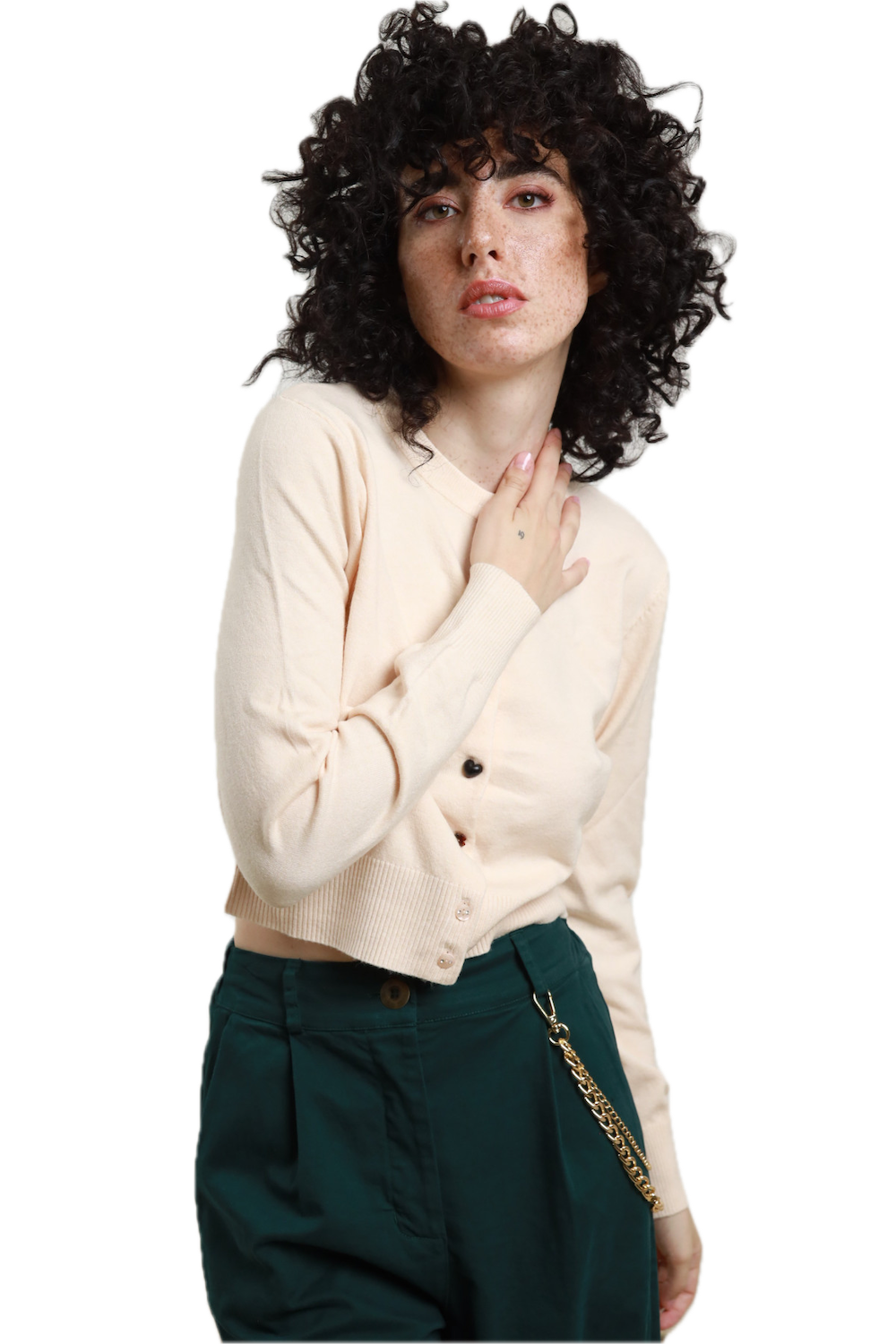 Susy Mix cream cardigan