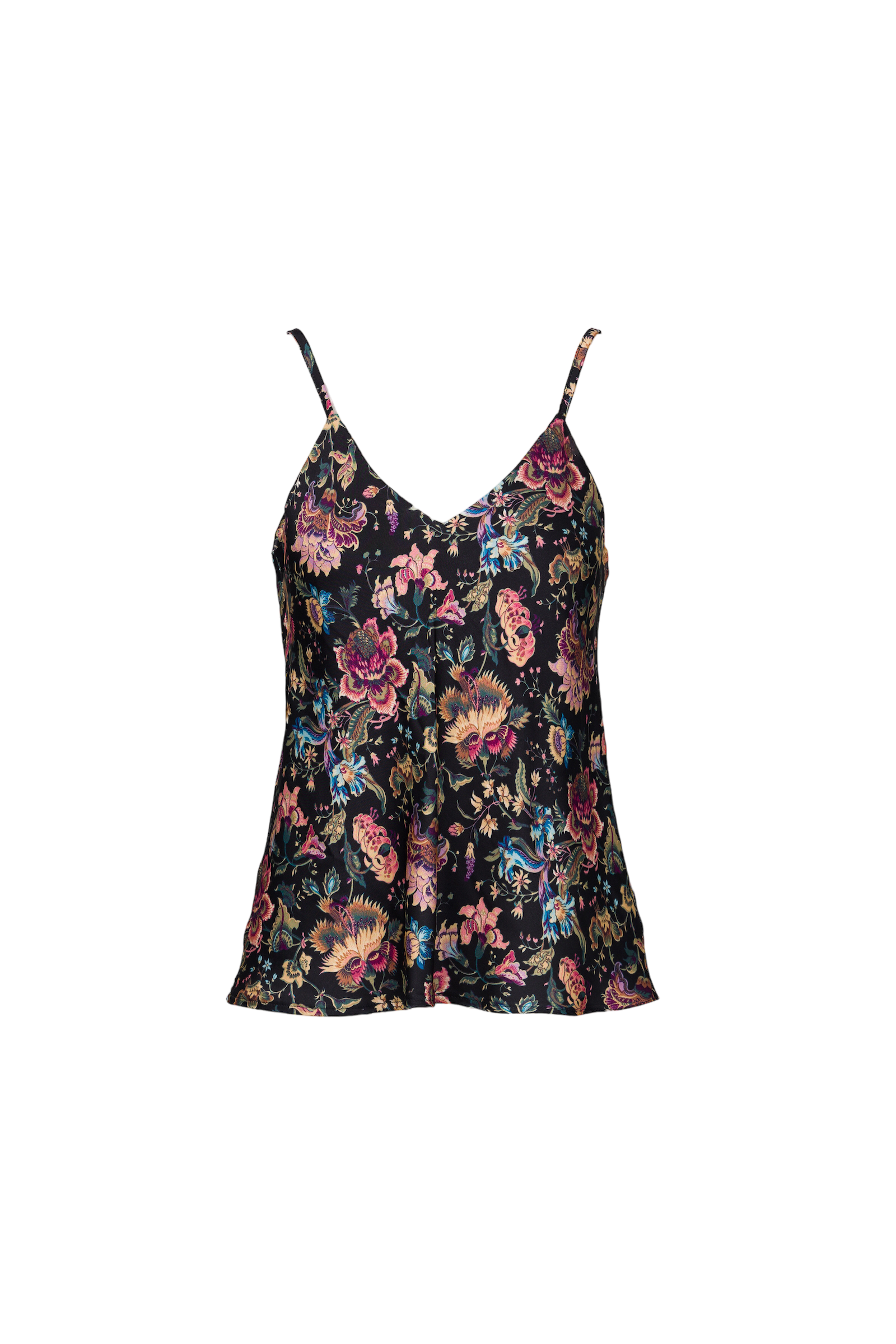 Saiph black flower top