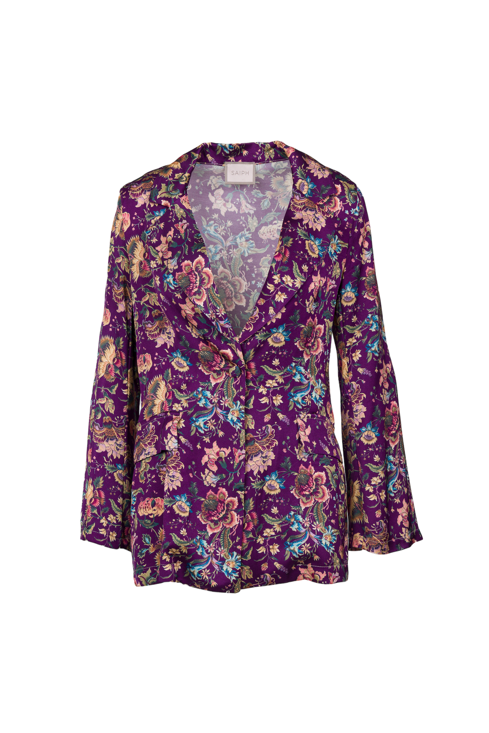 Saiph purple flower blazer