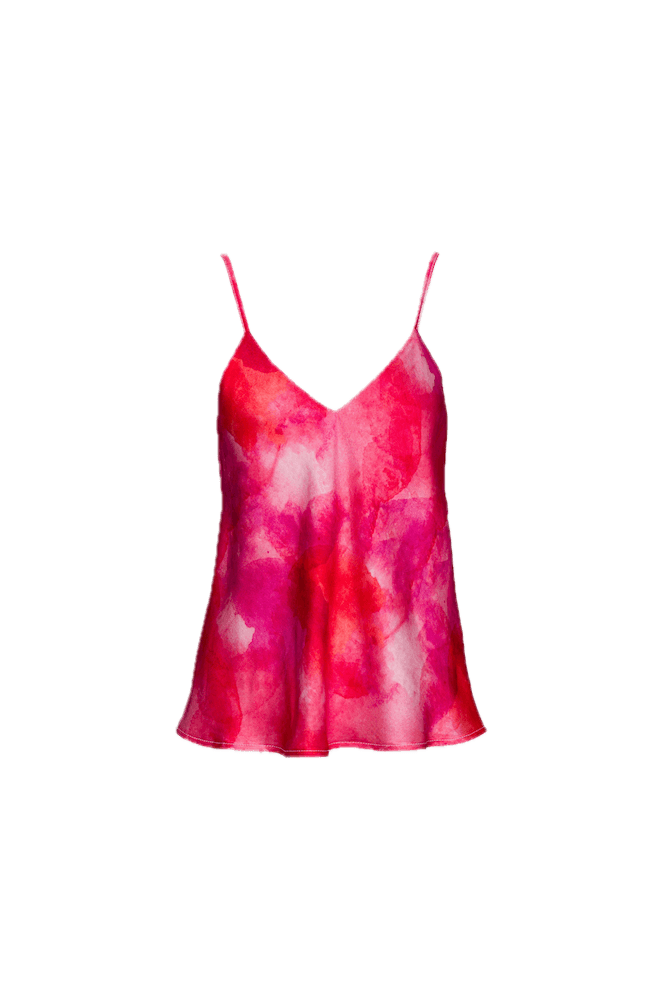 Saiph fuchsia print top