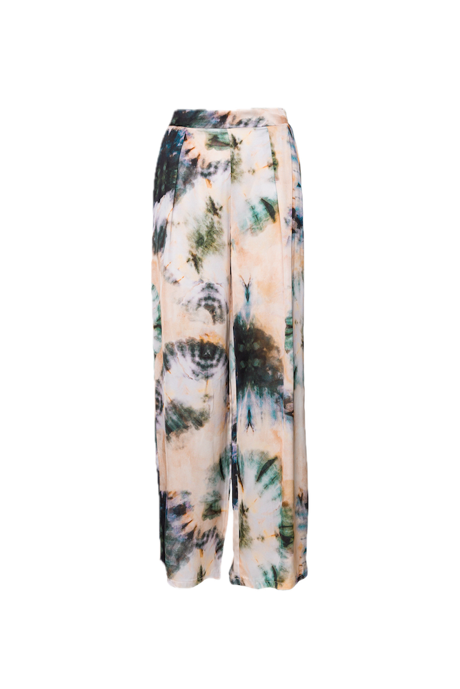 Saiph green print pants