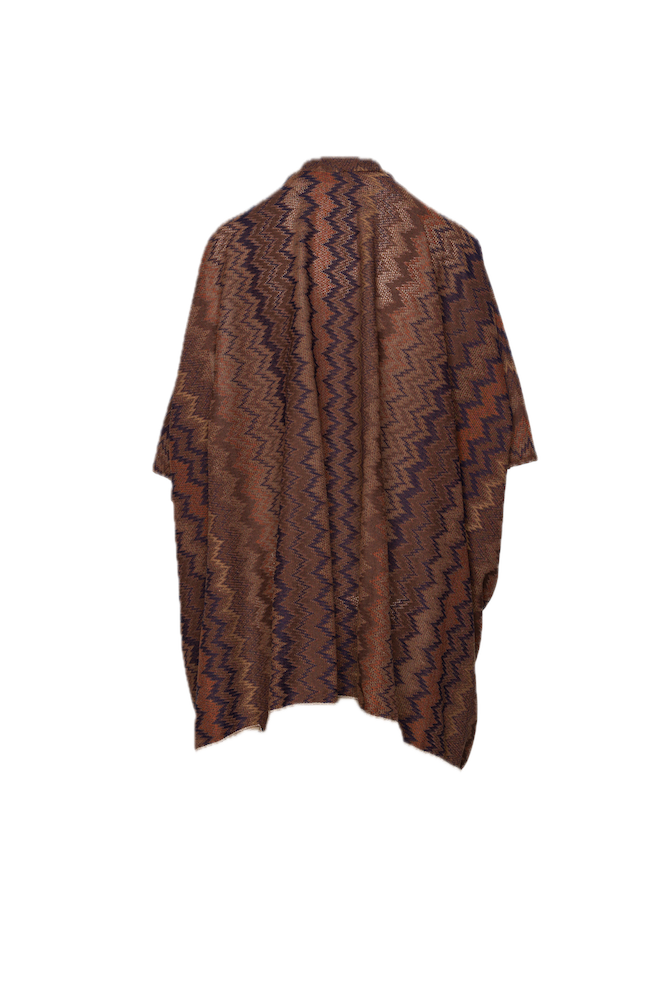 Saiph brown fringes cardigan