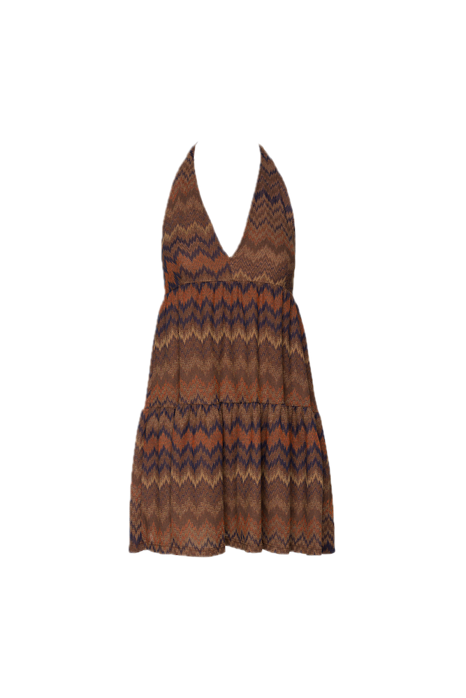 Saiph brown short dress