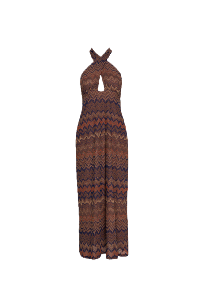 Saiph brown long dress