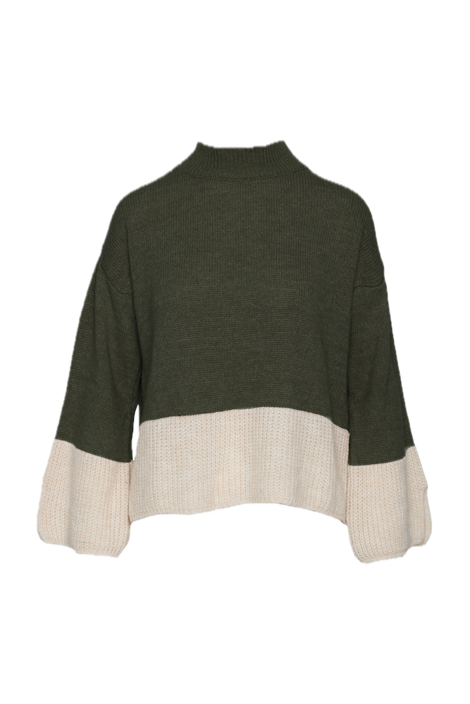 Saiph green cream pullover