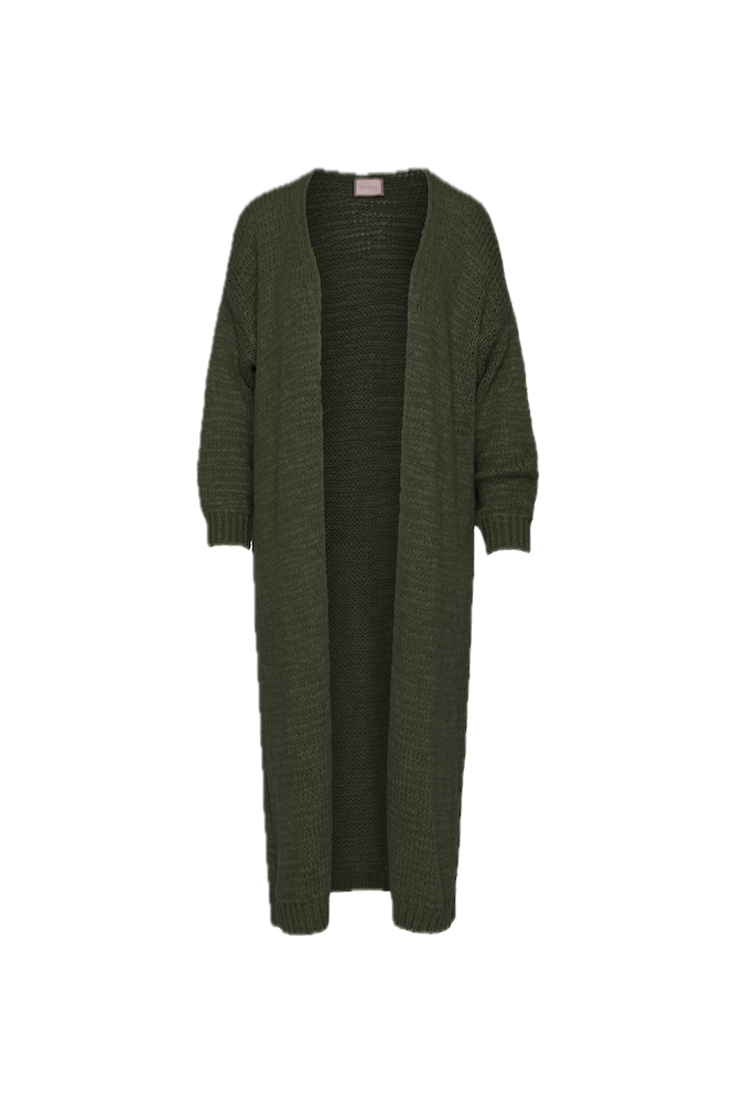 Saiph green long cardigan