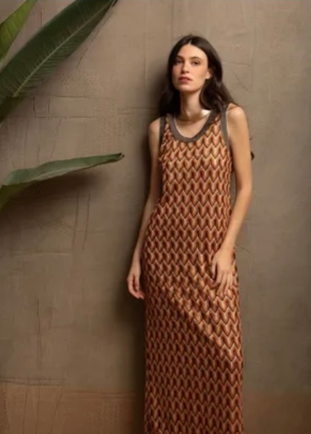 Saiph brown dress