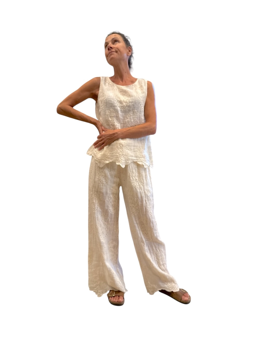 Saiph cream pants