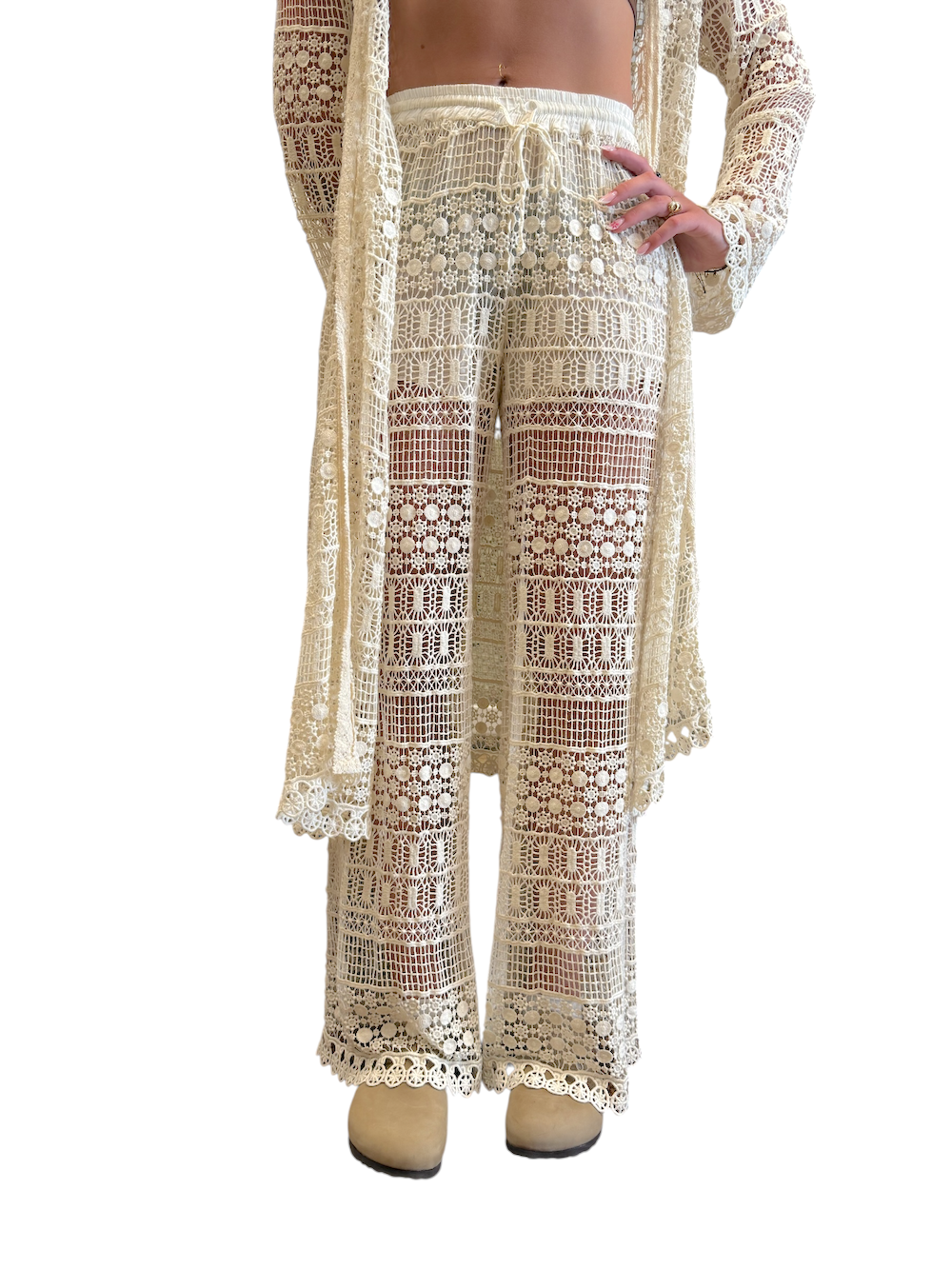 Saiph cream pants