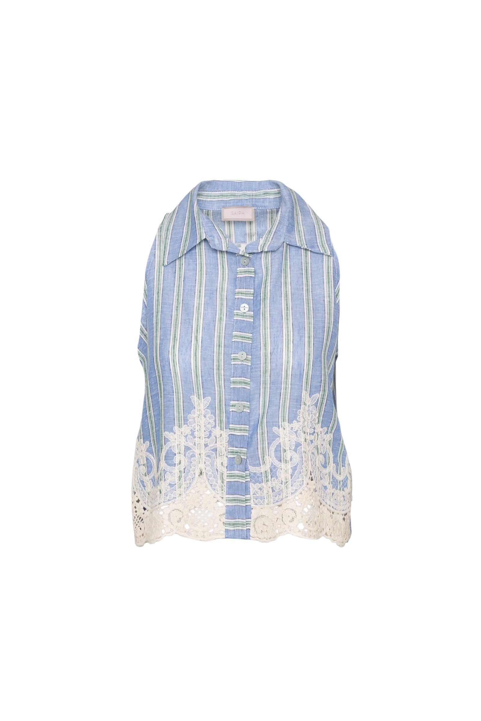 Saiph light blue top