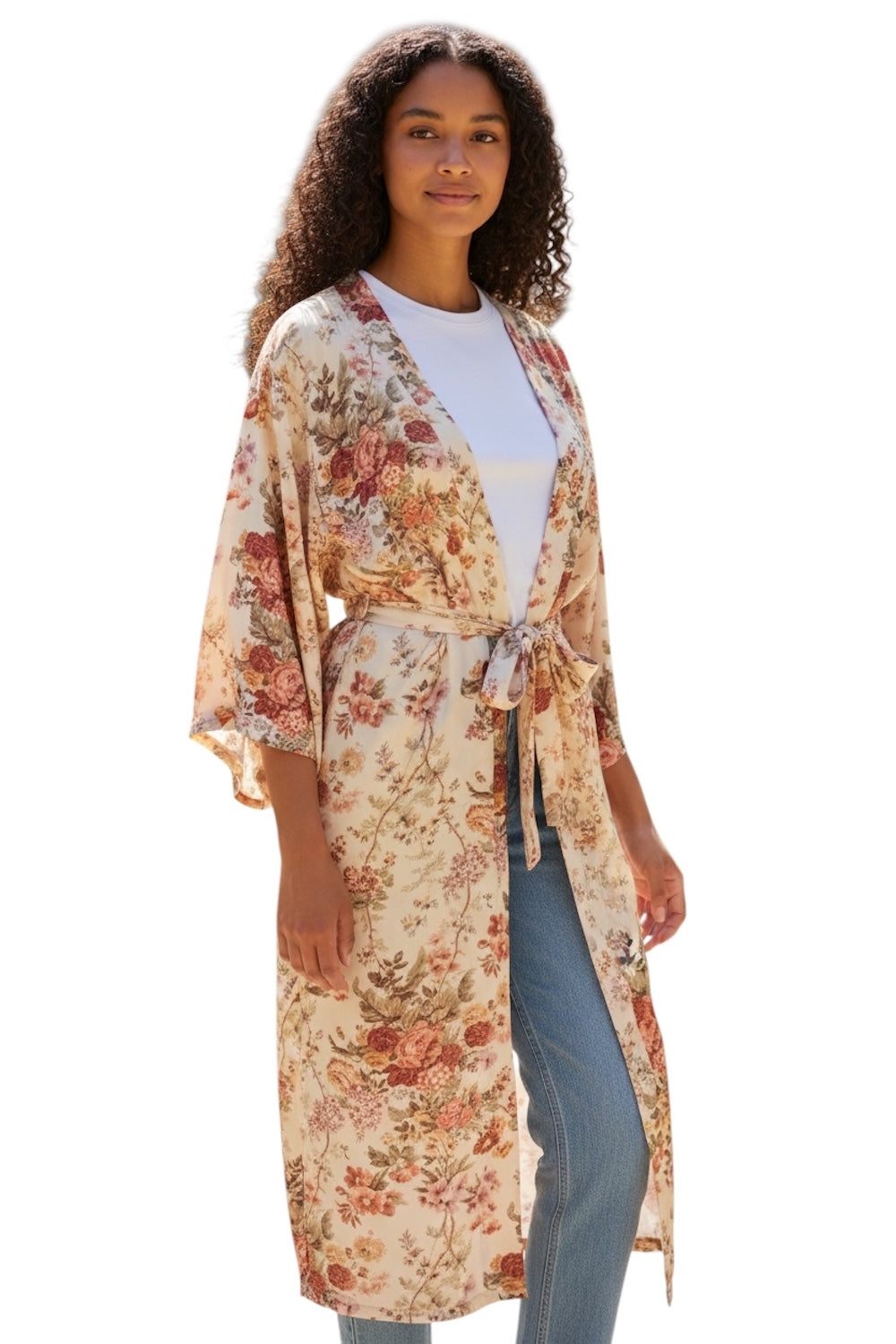 Saiph beige kimono jacket