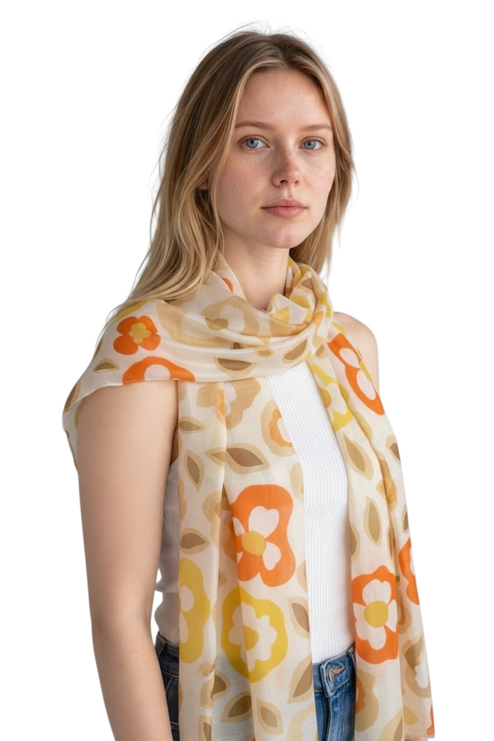 Susy Mix yellow scarf