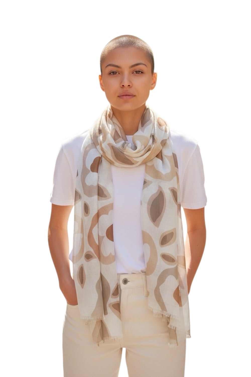 Susy Mix beige scarf
