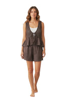 Saiph dark brown gilet