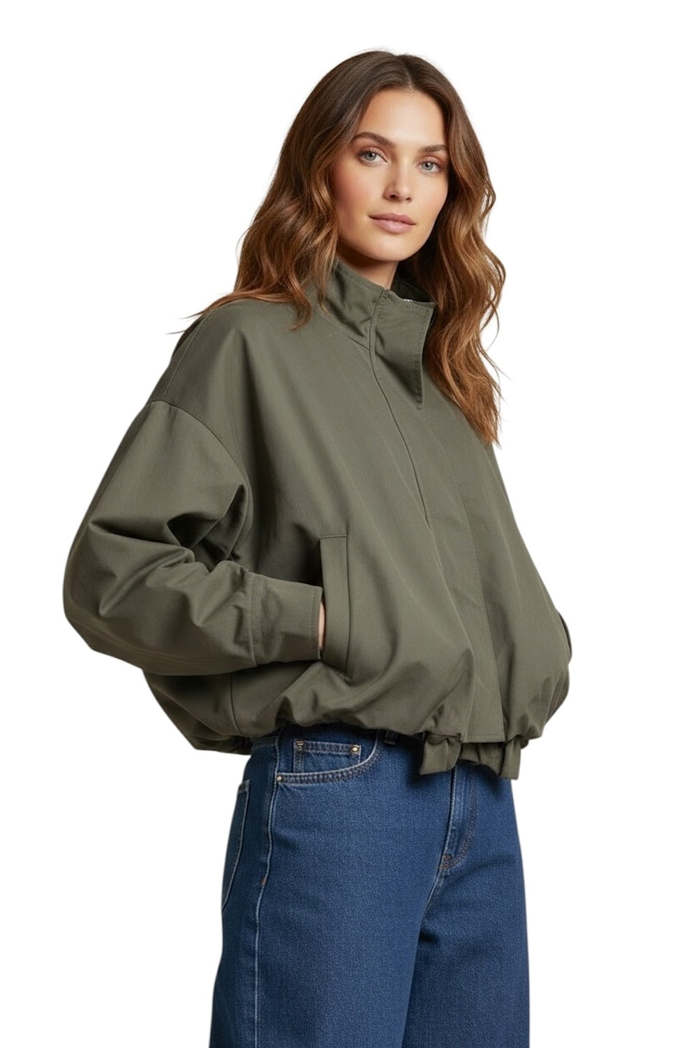 Saiph green jacket