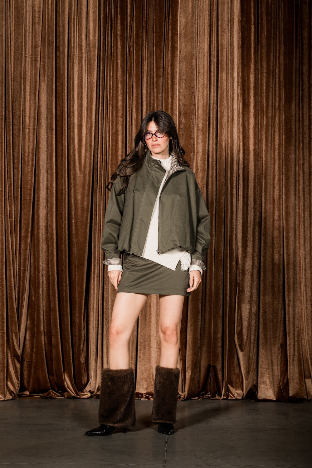 Saiph green jacket
