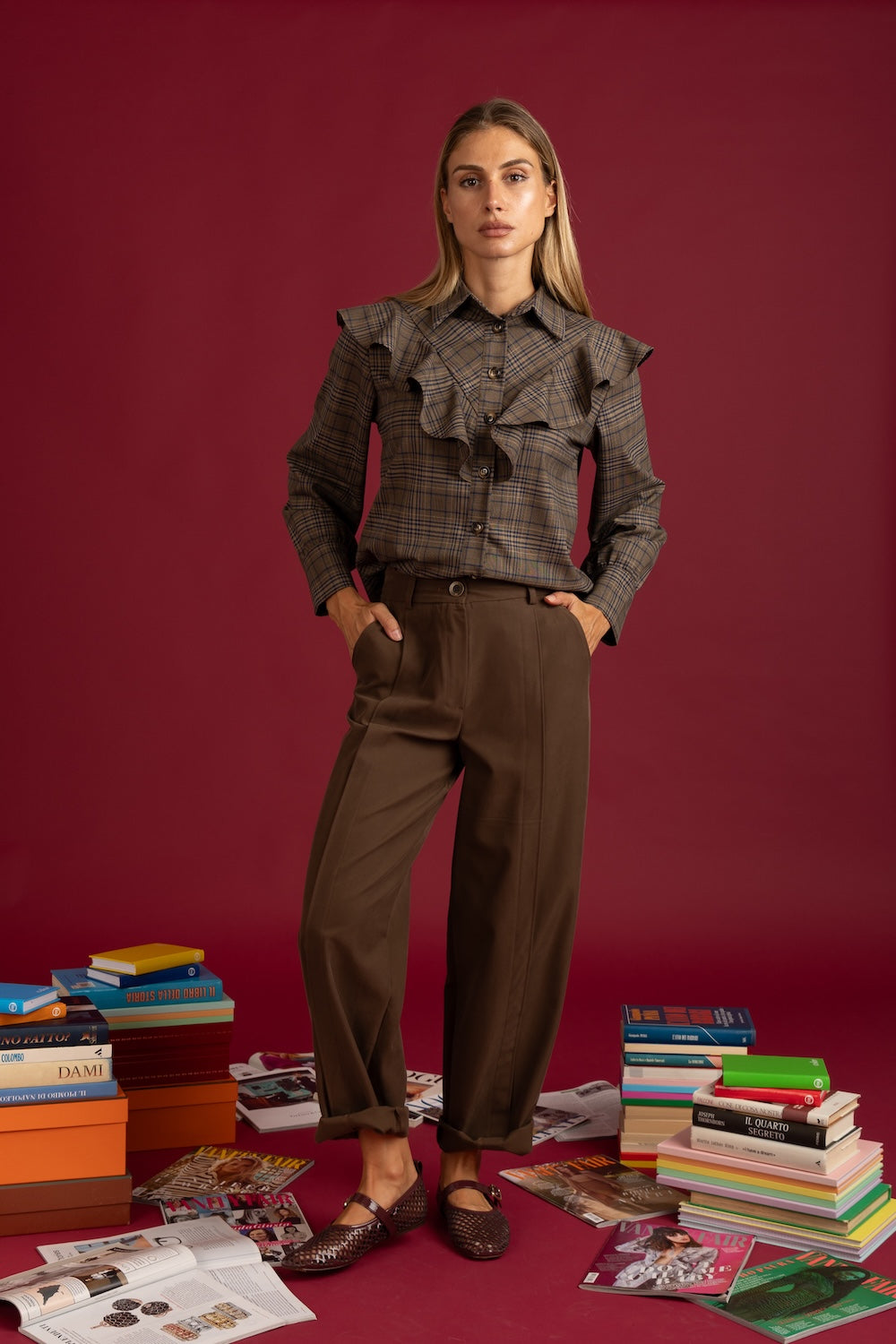 Saiph brown pants