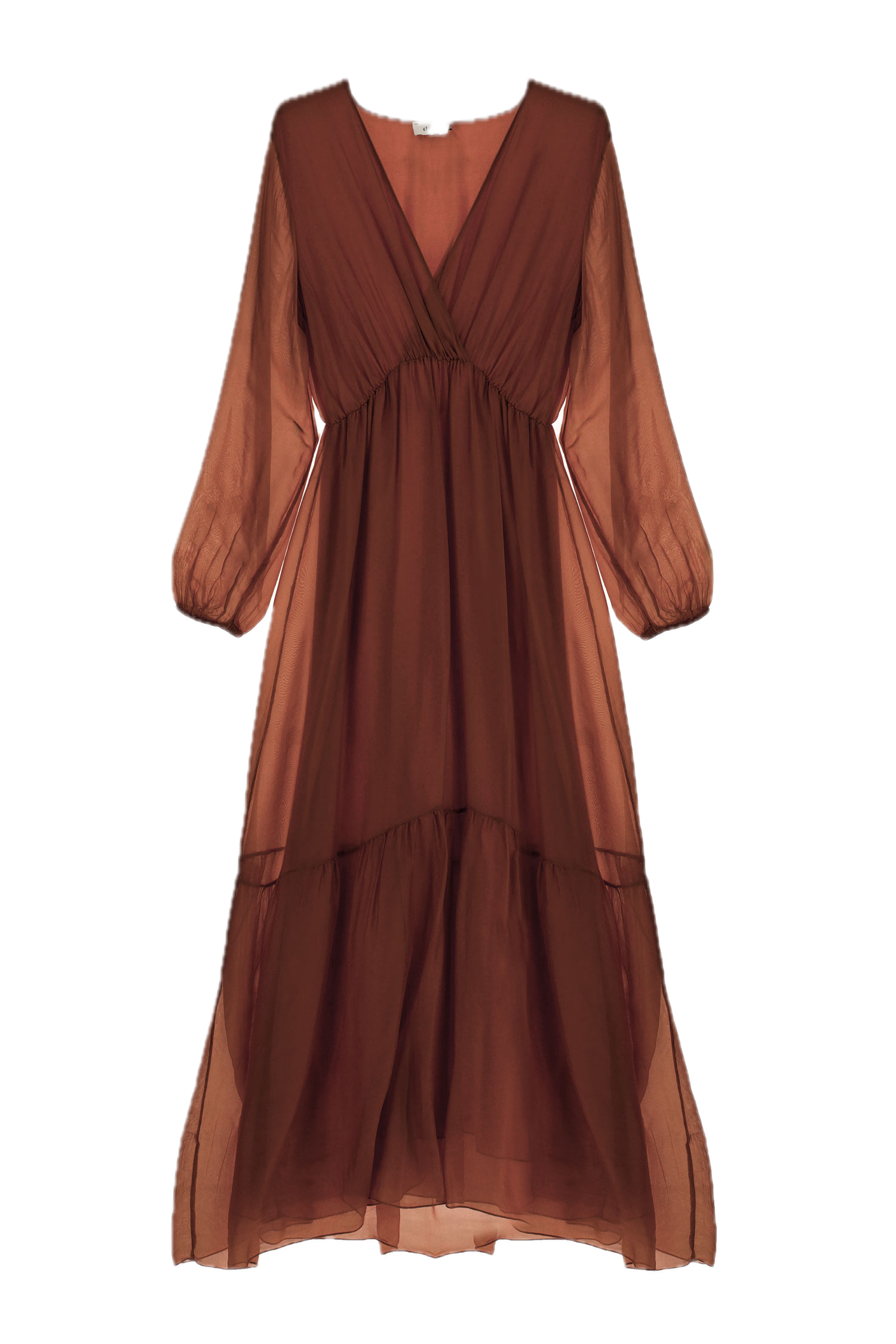 Dixie brown long dress