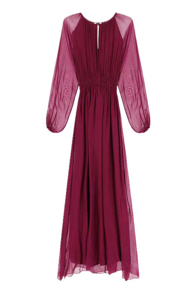 Dixie wine red long dress