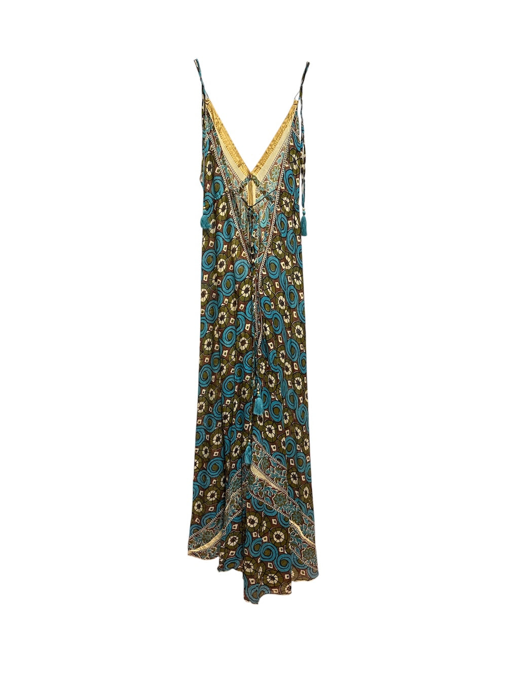 Hindi green dress