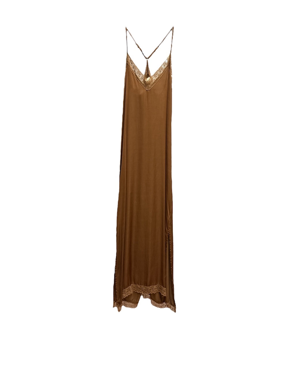 Dixie cognac dress