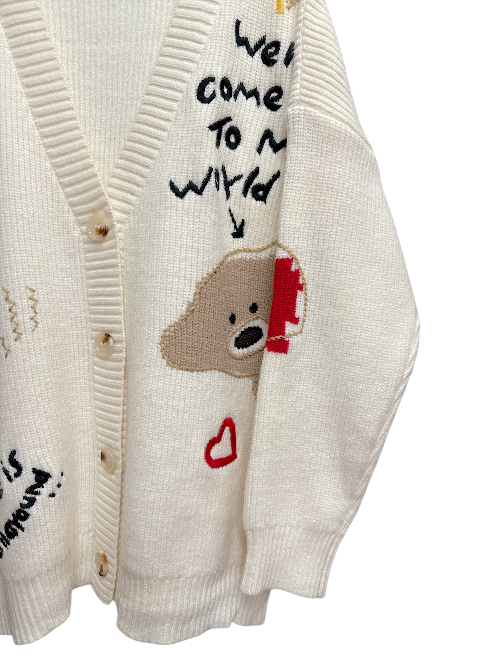 Kontatto beige cardigan