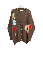 Kontatto brown cardigan