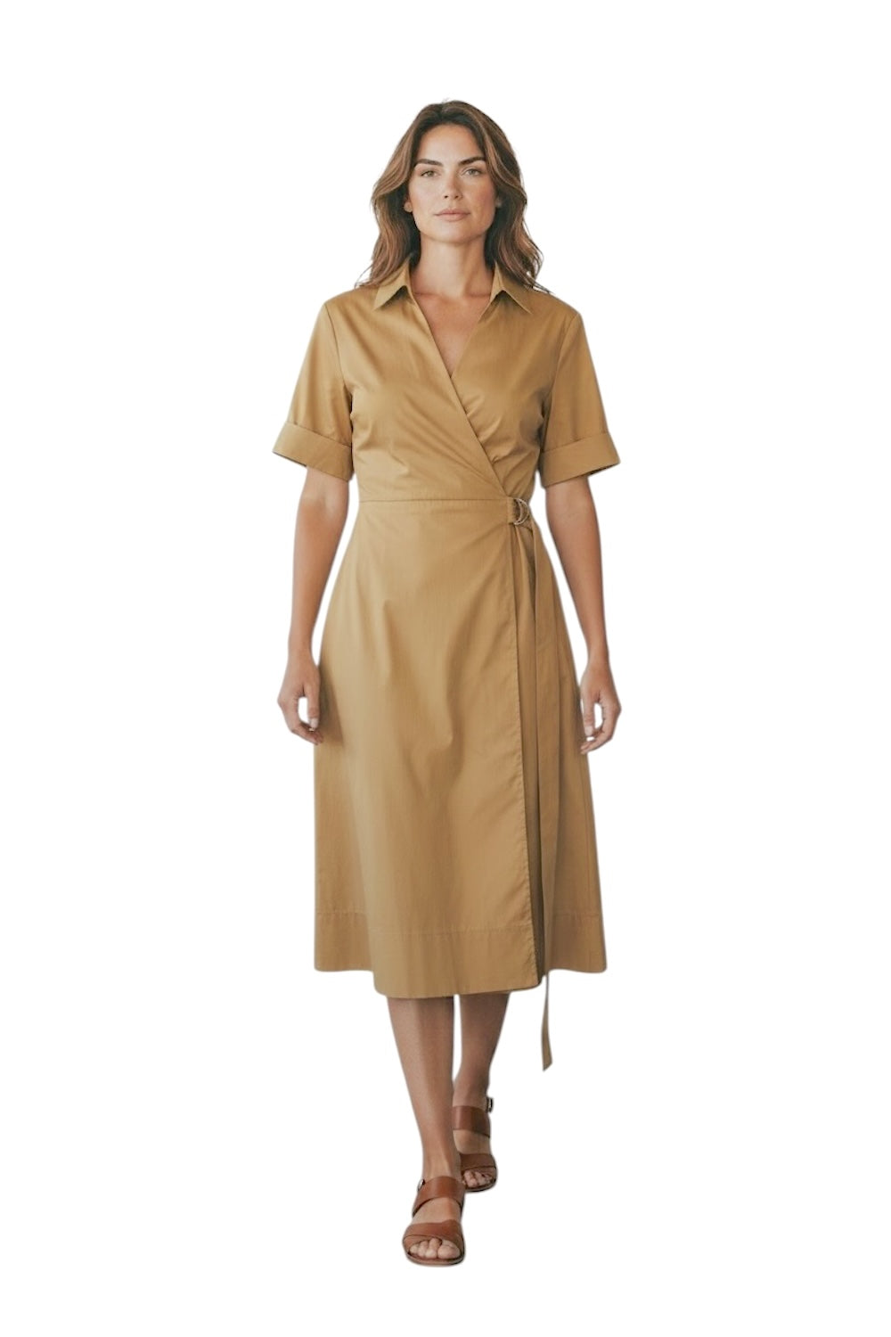 Dixie cognac chemisier dress