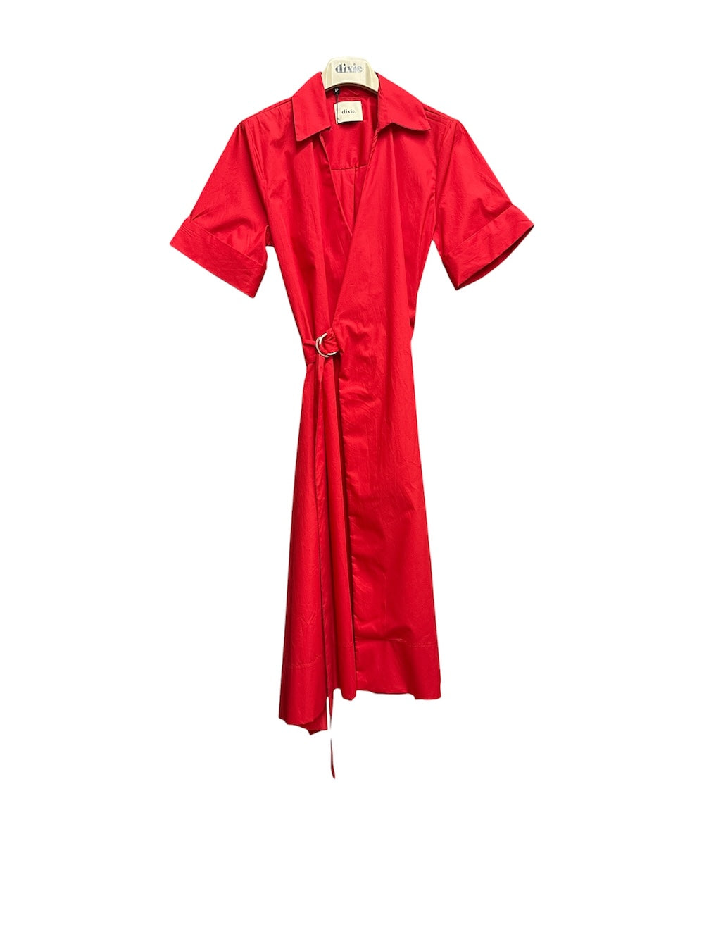 Dixie red chemisier dress